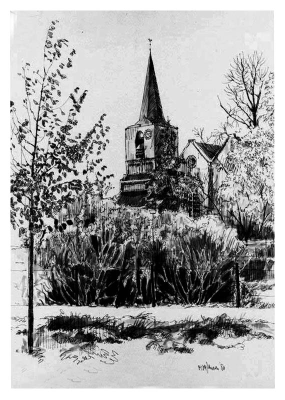Afbeelding archief stichtingerfgoedede.nl - fotoalbum/heijmen/bennekom_oude_kerk0001.jpg
