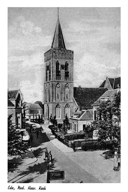 Afbeelding archief stichtingerfgoedede.nl - fotoalbum/heijmen/grootestraat_oude_kerk0001.jpg