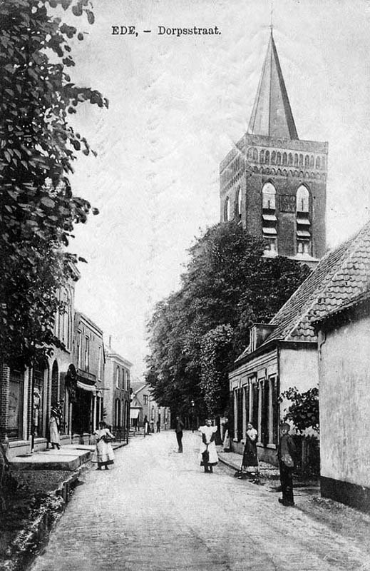 Afbeelding archief stichtingerfgoedede.nl - fotoalbum/heijmen/grootestraat_oude_kerk0007.jpg